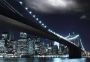 Papermoon Fotobehang Brooklin Bridge by night - Thumbnail 1