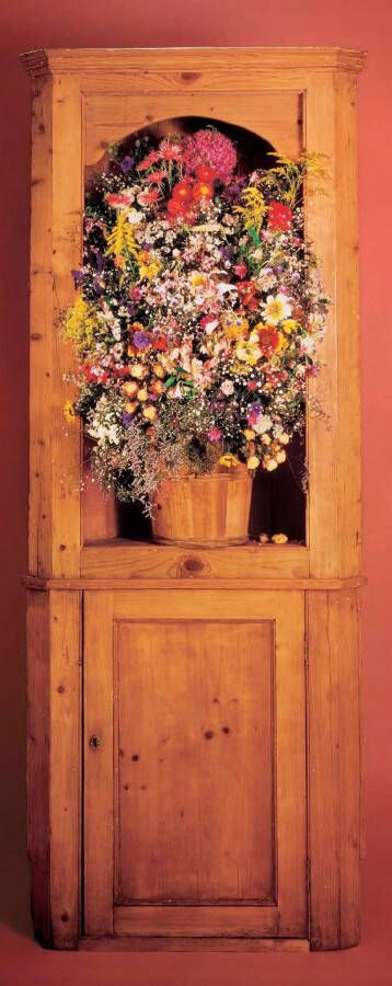 Papermoon Fotobehang Flower ornament deurbehang (2-delig)