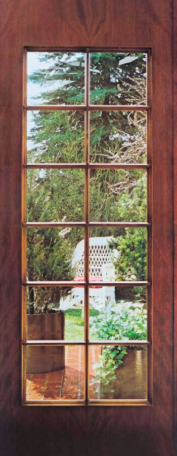 Papermoon Fotobehang Garden Door deurbehang Vlies 2 banen 90x 200 cm (2-delig)
