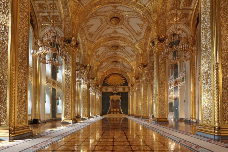 Papermoon Fotobehang Groot Kremlin-paleis Vliesbehang eersteklas digitale print