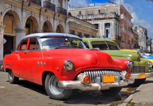 Papermoon Fotobehang Havana Oldtimers
