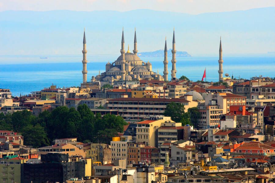 Papermoon Fotobehang Istanbul skyline