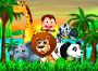 Papermoon Fotobehang Jungle animals - Thumbnail 1