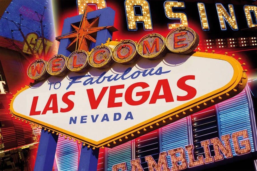 Papermoon Fotobehang Las Vegas Vlies 5 banen 250 x 180 cm (5-delig)