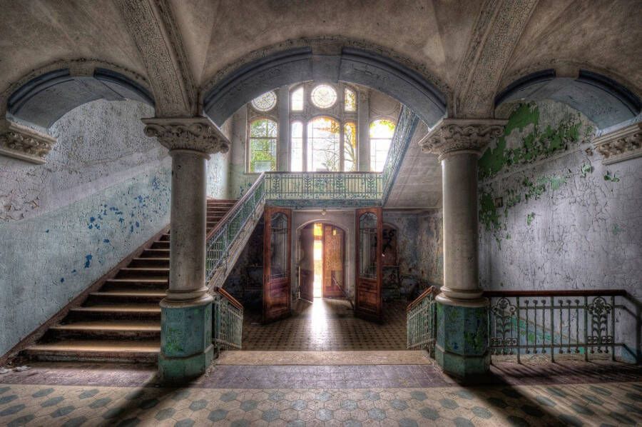 Papermoon Fotobehang Lost Space Beelitz Vliesbehang eersteklas digitale print