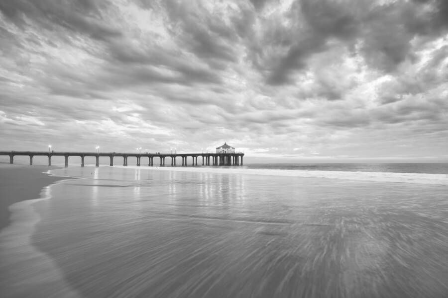 Papermoon Fotobehang Manhattan beach pier