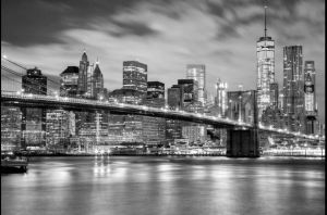 Papermoon Fotobehang New York Brooklyn Vliesbehang eersteklas digitale print