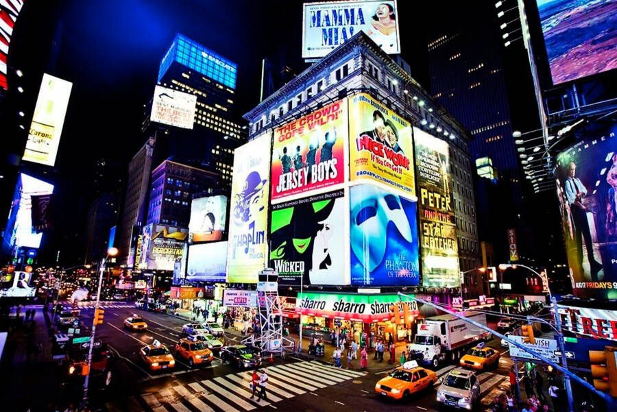 Papermoon Fotobehang New York Time Square