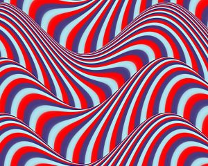Papermoon Fotobehang Op Art soepele strepen Vliesbehang eersteklas digitale print