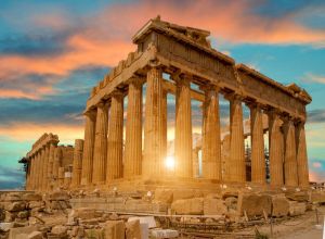 Papermoon Fotobehang Parthenon van Athene