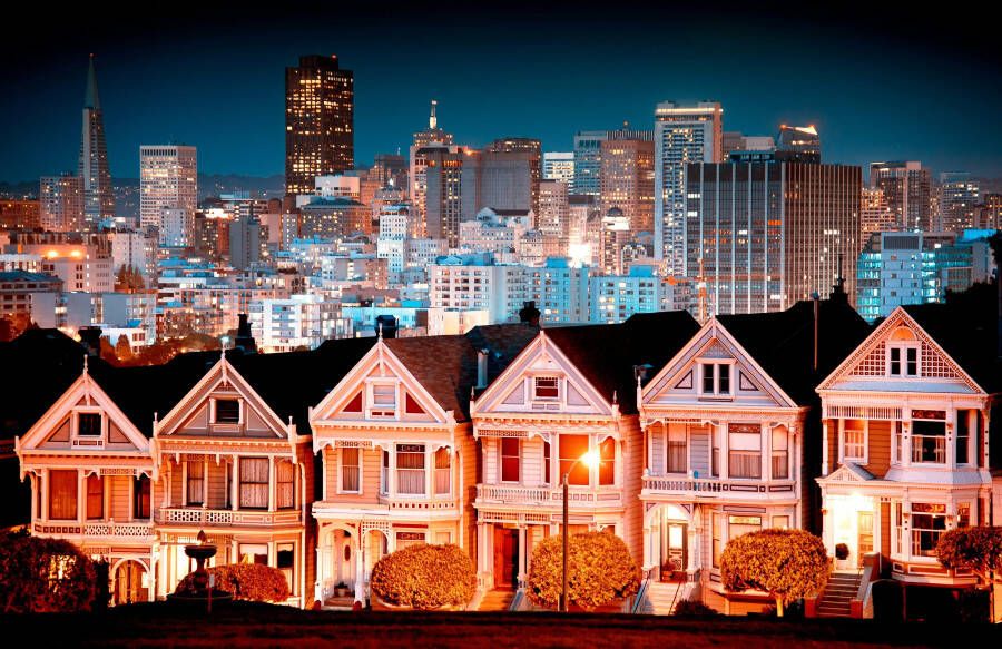 Papermoon Fotobehang Urban Landscape in San Francisco
