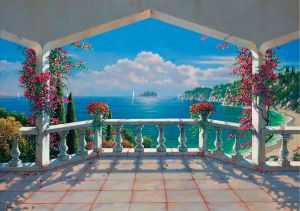 Papermoon Fotobehang Villa de Vista Vlies 7 banen 350 x 260 cm (7 stuks)