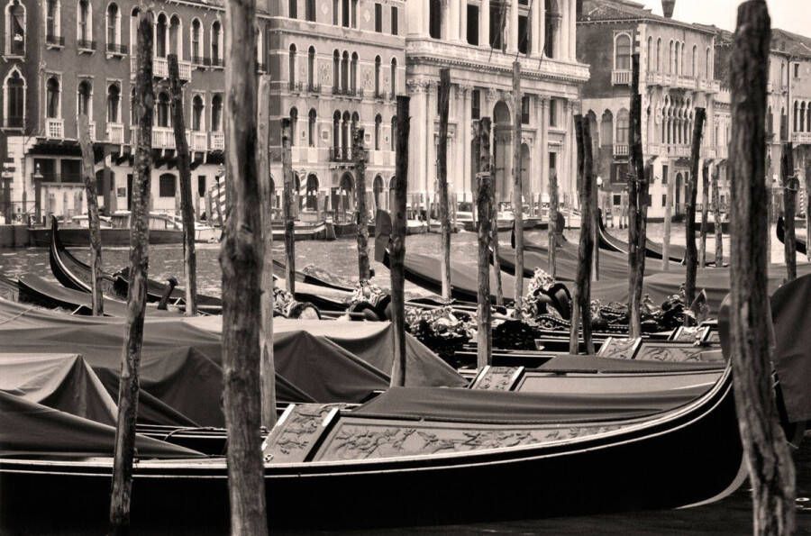 Papermoon Fotobehang Vintage Venetië Vliesbehang eersteklas digitale print