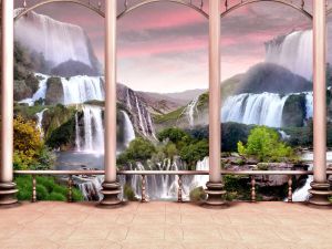Papermoon Fotobehang Waterfall design