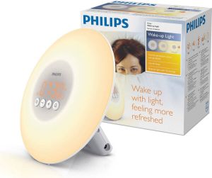 Philips Daglichtwekker Wake-up Light HF3500 01 met 10 helderheidsinstellingen sluimerfunctie en 4 display-lichtsterktes