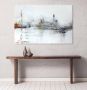 Places of Style Artprint op linnen Marmer-look Premium canvasstof handgemaakt in Duitsland 90x60cm - Thumbnail 1