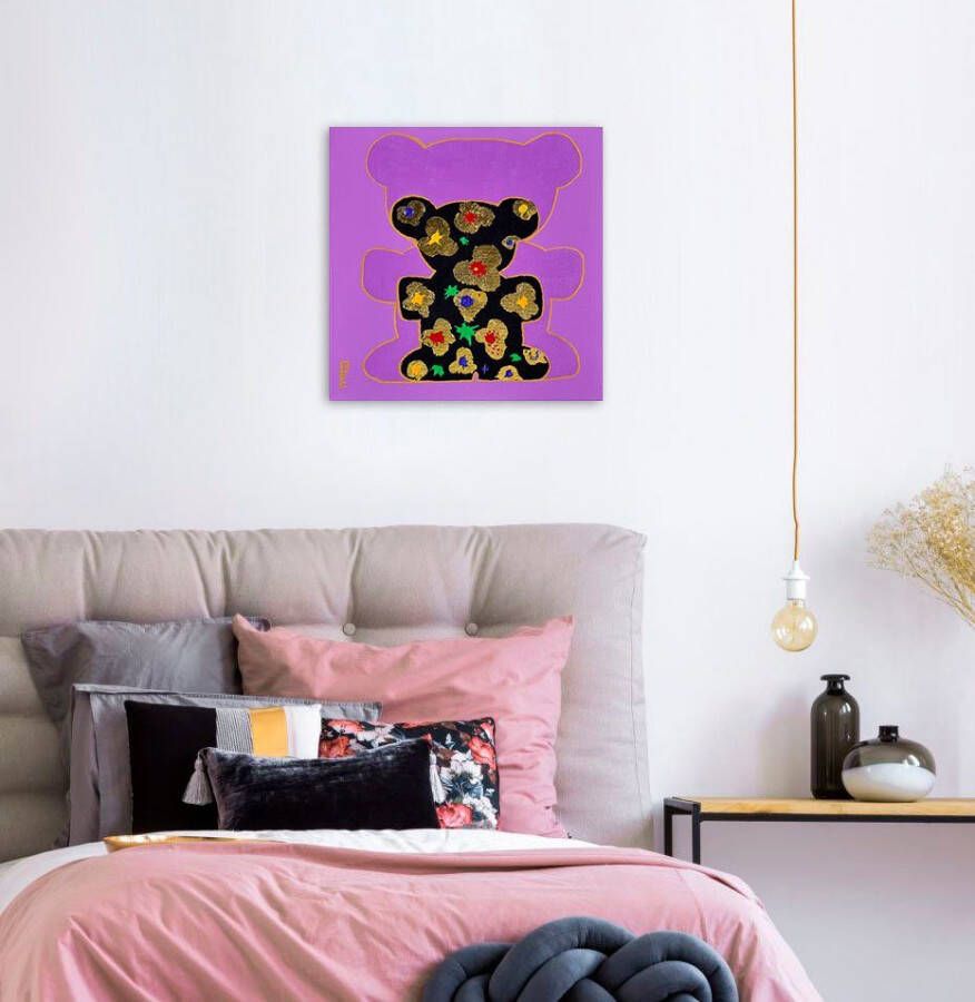 queence Artprint op linnen Bears V Premium canvasstof handgemaakt in Duitsland (1 stuk)
