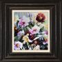 Queence Artprint op linnen Bloemen Premium canvasstof handgemaakt in Duitsland 40x40cm - Thumbnail 1