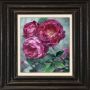 Queence Artprint op linnen Bloemen Premium canvasstof handgemaakt in Duitsland 40x40cm - Thumbnail 1