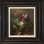 Queence Artprint op linnen Bloemen Premium canvasstof handgemaakt in Duitsland 40x40cm - Thumbnail 1