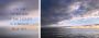 Queence Artprint op linnen Blue sky Premium canvasstof handgemaakt in Duitsland uitspraak 2-delige set (set) - Thumbnail 1