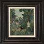 Queence Artprint op linnen Junglekleur Premium canvasstof handgemaakt in Duitsland 40x40cm - Thumbnail 1