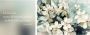 Queence Artprint op linnen Leven gegeven Premium canvasstof handgemaakt in Duitsland citaat 2-delige set (set) - Thumbnail 1
