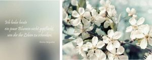Queence Artprint op linnen Leven gegeven set van 2 (set)