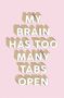 Queence Artprint op linnen Quote Brain Premium canvasstof handgemaakt in Duitsland - Thumbnail 1