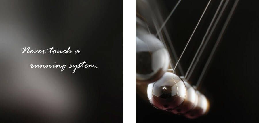 queence Artprint op linnen Running system Premium canvasstof handgemaakt in Duitsland uitspraak 2-delige set (set)