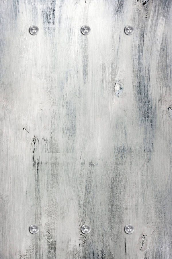 Queence Kapstok Hout-look met 6 haken 80 x 120 cm