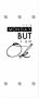 Queence Kapstok It's Monday but … met 6 haken 50 x 120 cm - Thumbnail 1