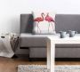 Queence Sierkussen ANNA Kussenhoes flamingo's roze exotisch tropisch vogels natuur decoratief (1 stuk) - Thumbnail 1