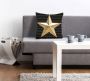 Queence Sierkussen Chila Kussenhoes kerstster feestelijk kerst bloem decoratief rood (1 stuk) - Thumbnail 1