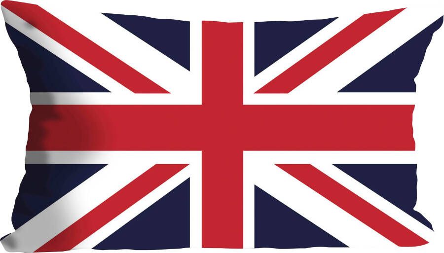 Queence Sierkussen Florian met britse vlag kussenovertrek zonder vulling(1 stuk)