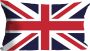 Queence Sierkussen Florian met britse vlag kussenovertrek zonder vulling(1 stuk) - Thumbnail 1