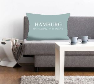 Queence Sierkussen Hamburg met belettering (1 stuk)