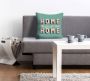 Queence Sierkussen Home Sweet Home met opschrift kussenovertrek zonder vulling(1 stuk) - Thumbnail 1