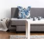 Queence Sierkussen Julian Kussenhoes bloemen blauw wit floraal elegant fris natuur decoratiekussen (1 stuk) - Thumbnail 1