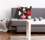 Queence Sierkussen Kerstster Kussenhoes kleurrijke bloemen floraal kleurrijk natuur bloemenpatroon (1 stuk) - Thumbnail 1