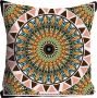 Queence Sierkussen Mandala Kussenovertrek zonder vulling(1 stuk) - Thumbnail 1