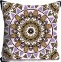 Queence Sierkussen Mandala Kussenovertrek zonder vulling(1 stuk) - Thumbnail 1