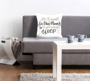 Queence Sierkussen SLEEP FOR CHRISTMAS (1 stuk)