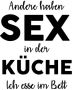 Queence Sierobject voor aan de wand Andere haben Sex in der … Stalen bord blikken bord spreuk grappig wanddecoratie retro 20x30cm - Thumbnail 1