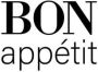 Queence Sierobject voor aan de wand Bon appétit Stalen bord blikken bord spreuk grappig wanddecoratie retro 20x30cm - Thumbnail 1