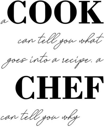 Queence Sierobject voor aan de wand COOK CHEF Stalen bord blikken bord spreuk grappig wanddecoratie retro 20x30cm