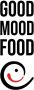 Queence Sierobject voor aan de wand GOOD MOOD FOOD Stalen bord blikken bord spreuk grappig wanddecoratie retro 20x30cm - Thumbnail 1