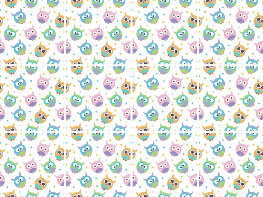 queence Tegelsticker Uilen Stickertegels zelfklevend stickers 12-delige set