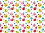 Queence Tegelsticker Veelkleurig lieveheersbeestje Stickertegels zelfklevend stickers 12-delige set - Thumbnail 1