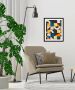 Queence Wanddecoratie Rüdiger HD premium posterdruk incl. houten lijst (1 stuk) - Thumbnail 1